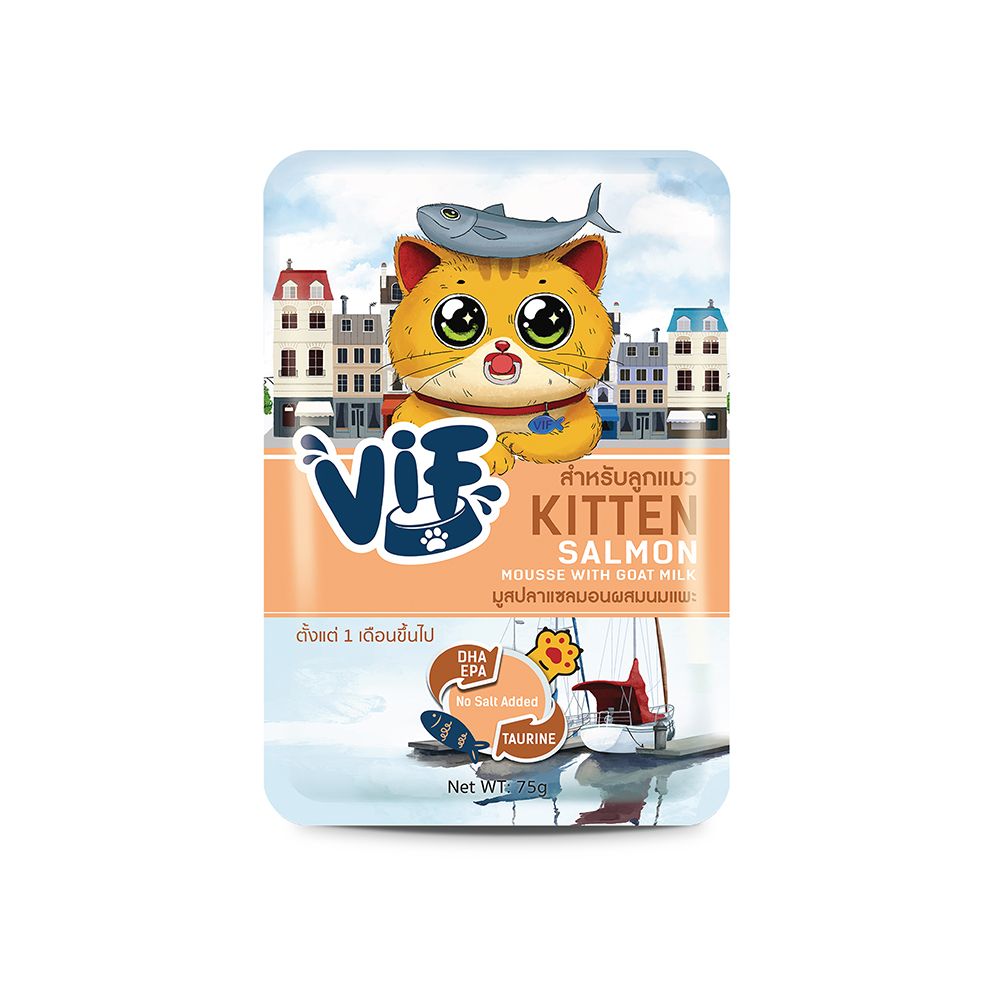 FELINA CANINO VIF SALMON GOAT MILK 75 G