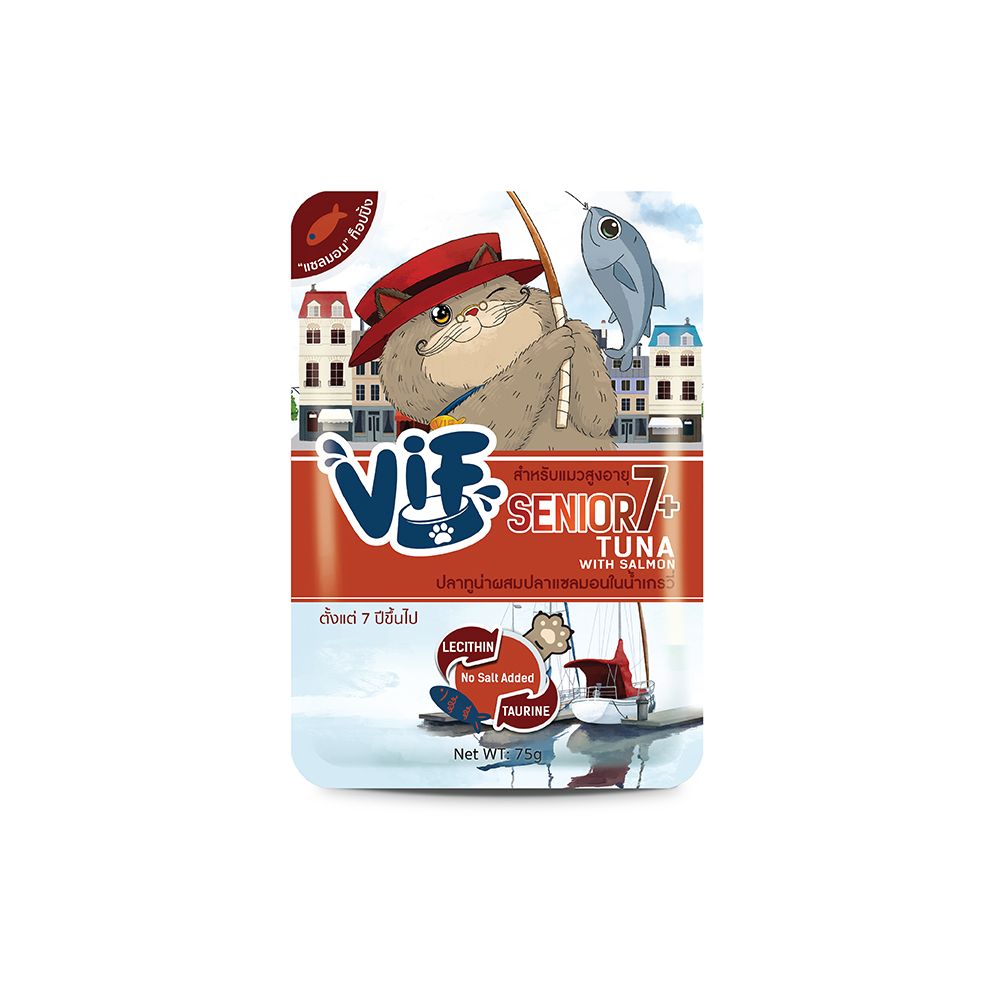 FELINA CANINO VIF TUNA SALMON GRAVY 75 G
