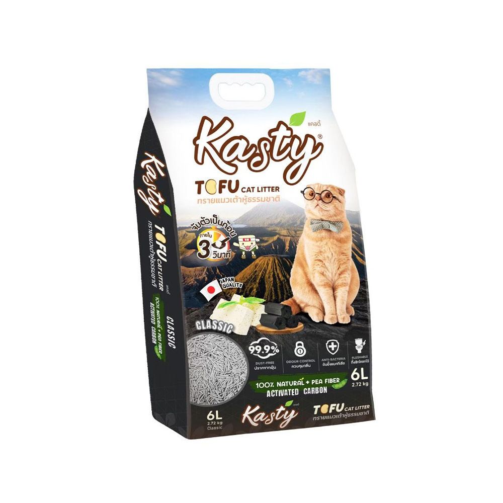 แคสตี้ ทรายแมวเต้าหู้ คลาสสิค 6 ลิตร