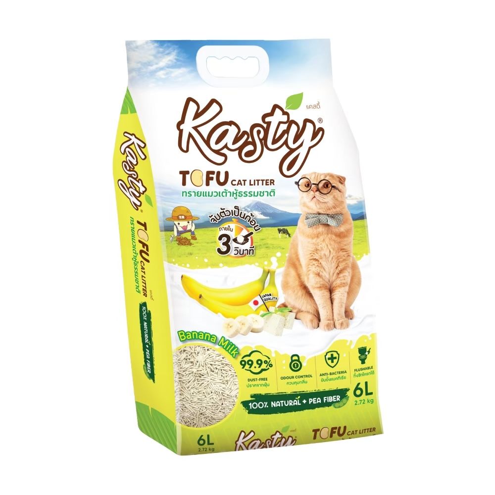 KASTY BANANA MILK TOFU LITTER 6 L