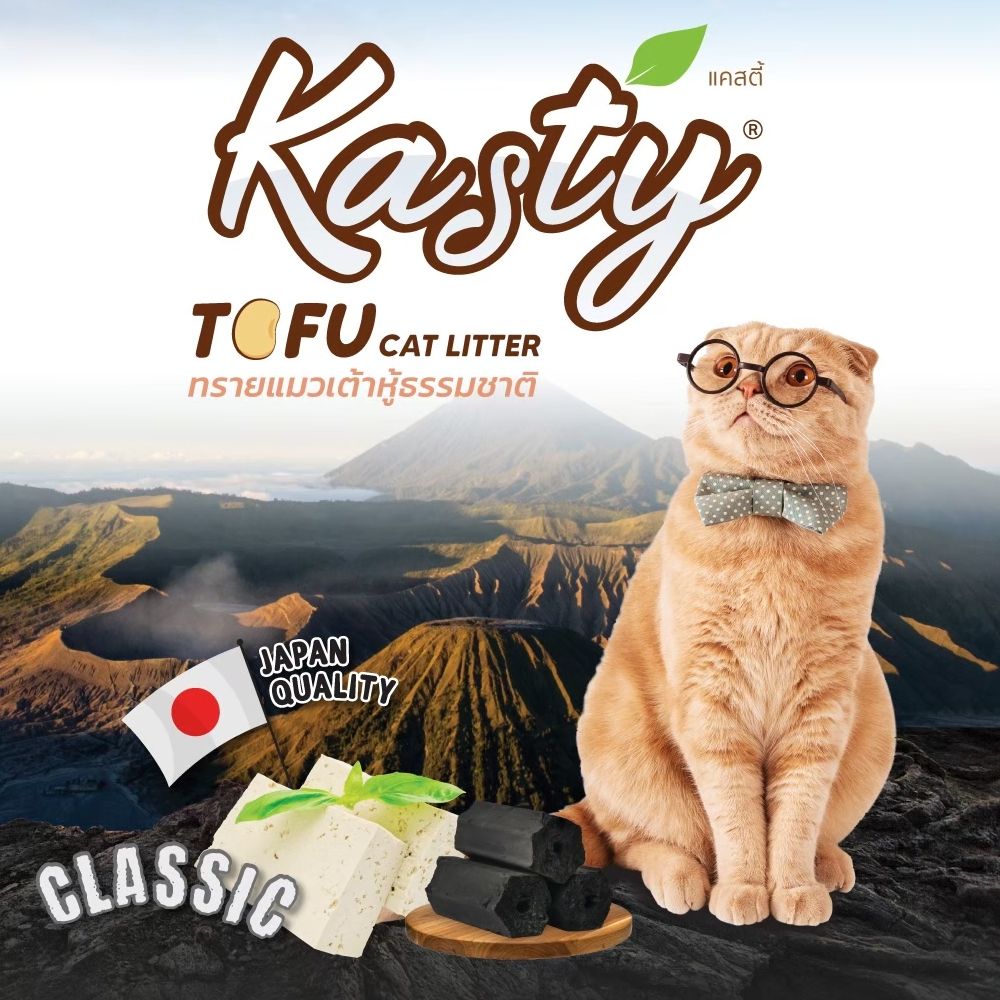แคสตี้ ทรายแมวเต้าหู้ คลาสสิค 10 ลิตร