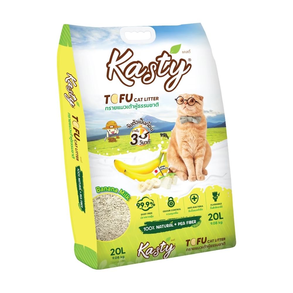 KASTY BANANA MILK TOFU LITTER 20 L