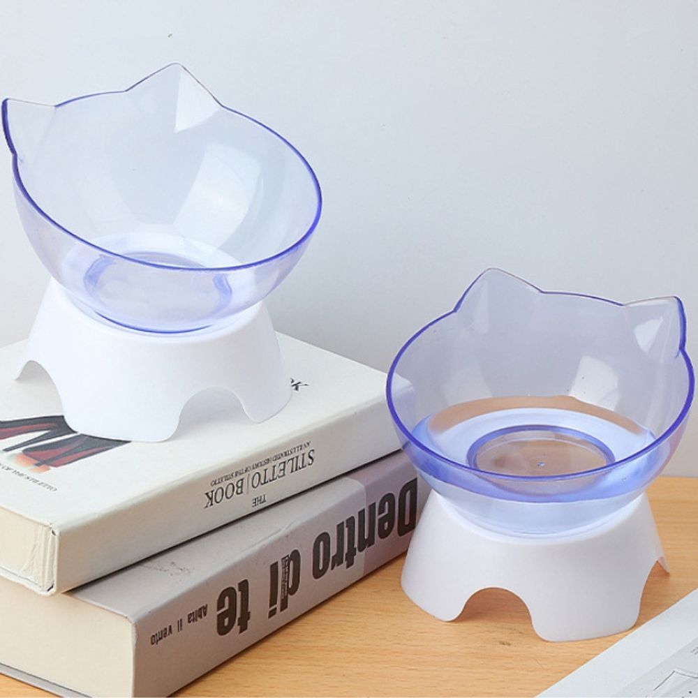 ซีซีเพ็ท ชามเอียงใสหน้าแมว ZX001