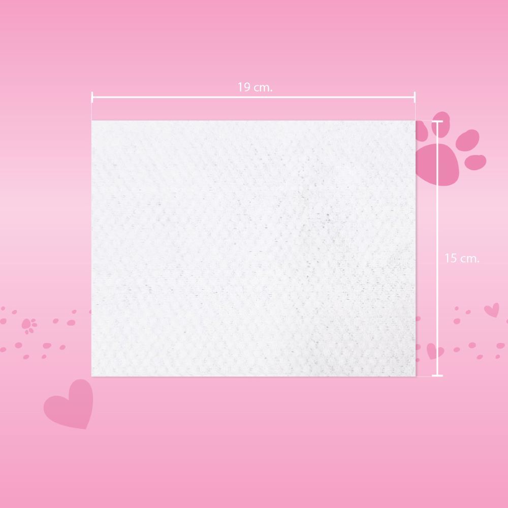 แจ๊บส์แฮปปี้เพ็ทส์ แผ่นเช็ดตัว 20 แผ่น