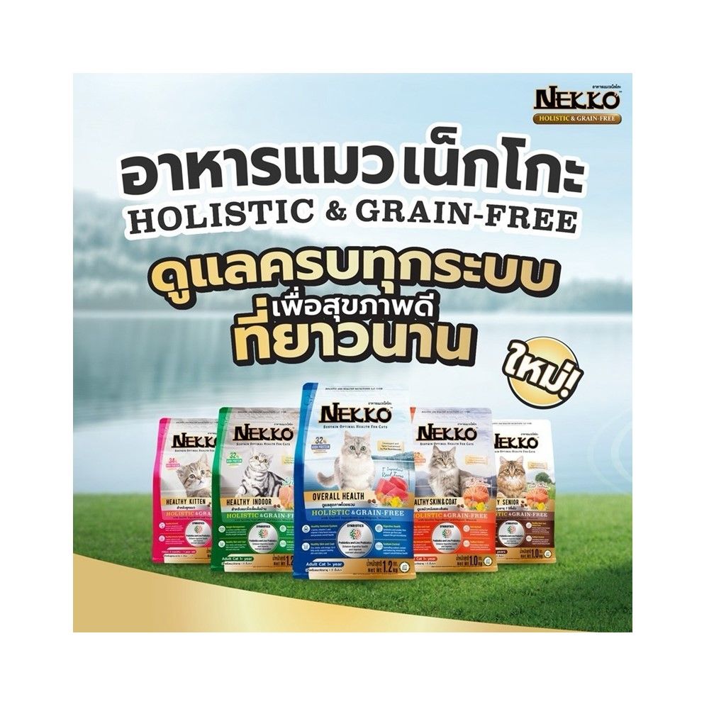 NEKKO CAT FOOD HEALTHY SENIOR 1 KG.