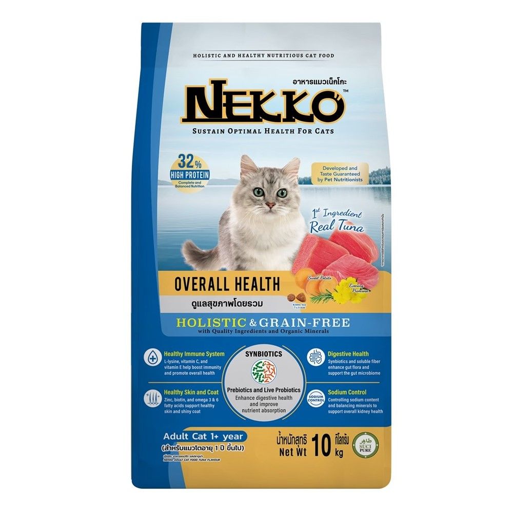 NEKKO CAT FOOD OVERALL HEALTH 10 KG