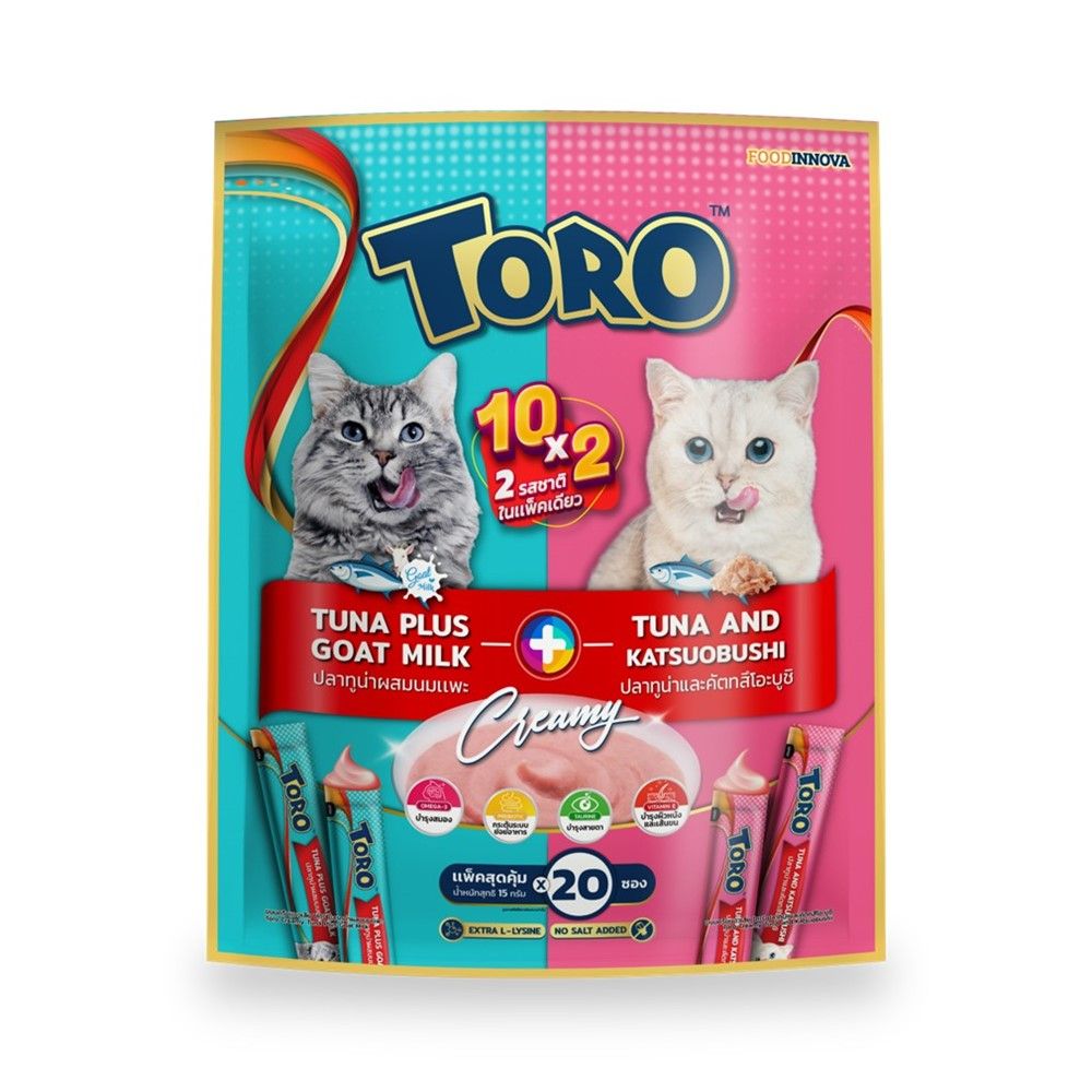 TORO MIX GOAT MILK+KATSUOBUSHI 15 G PACK 20