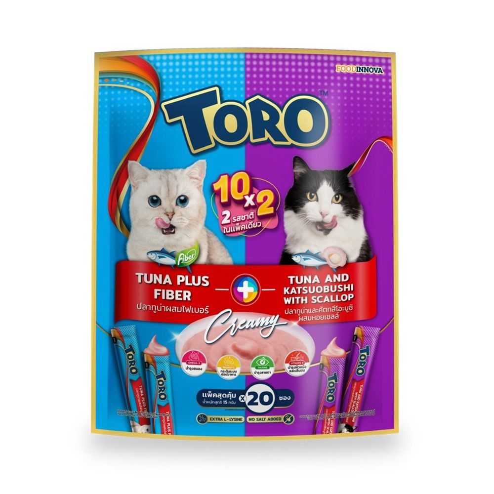 TORO MIX FIBER+KATSUOBUSHI+SCALLOP 15 G PACK 20