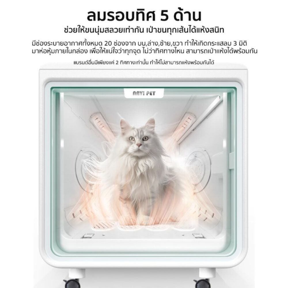นาวี่เพ็ท เครื่องเป่าขนสัตว์อัจฉริยะ