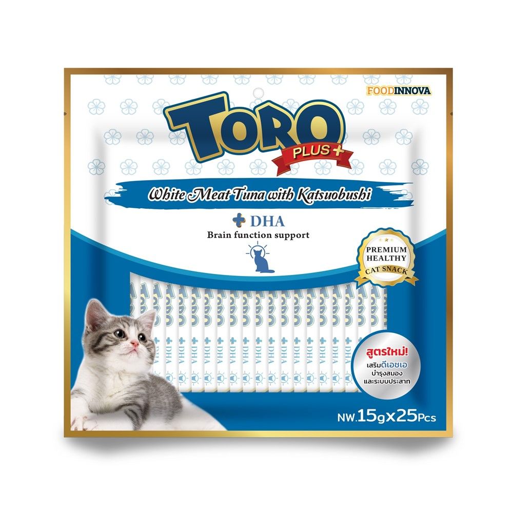 TORO PLUS DHA TUNA KATSUO 15 G PACK 25
