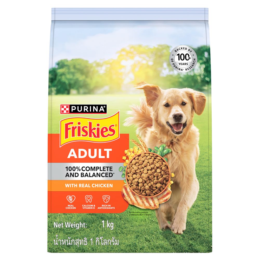 FRISKIES DOG DRY ADULT CHICKEN 1 KG
