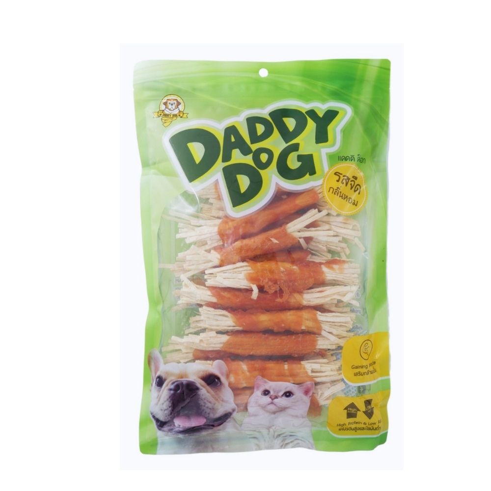 DADDY DOG DOG SNACK WHITE FISH AND CHICKEN FILLET 300 G