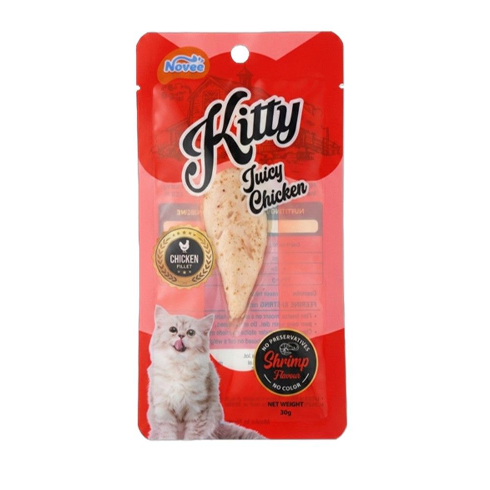 NOVEE KITTY JUICY CHICKEN SHRIMP 30 G