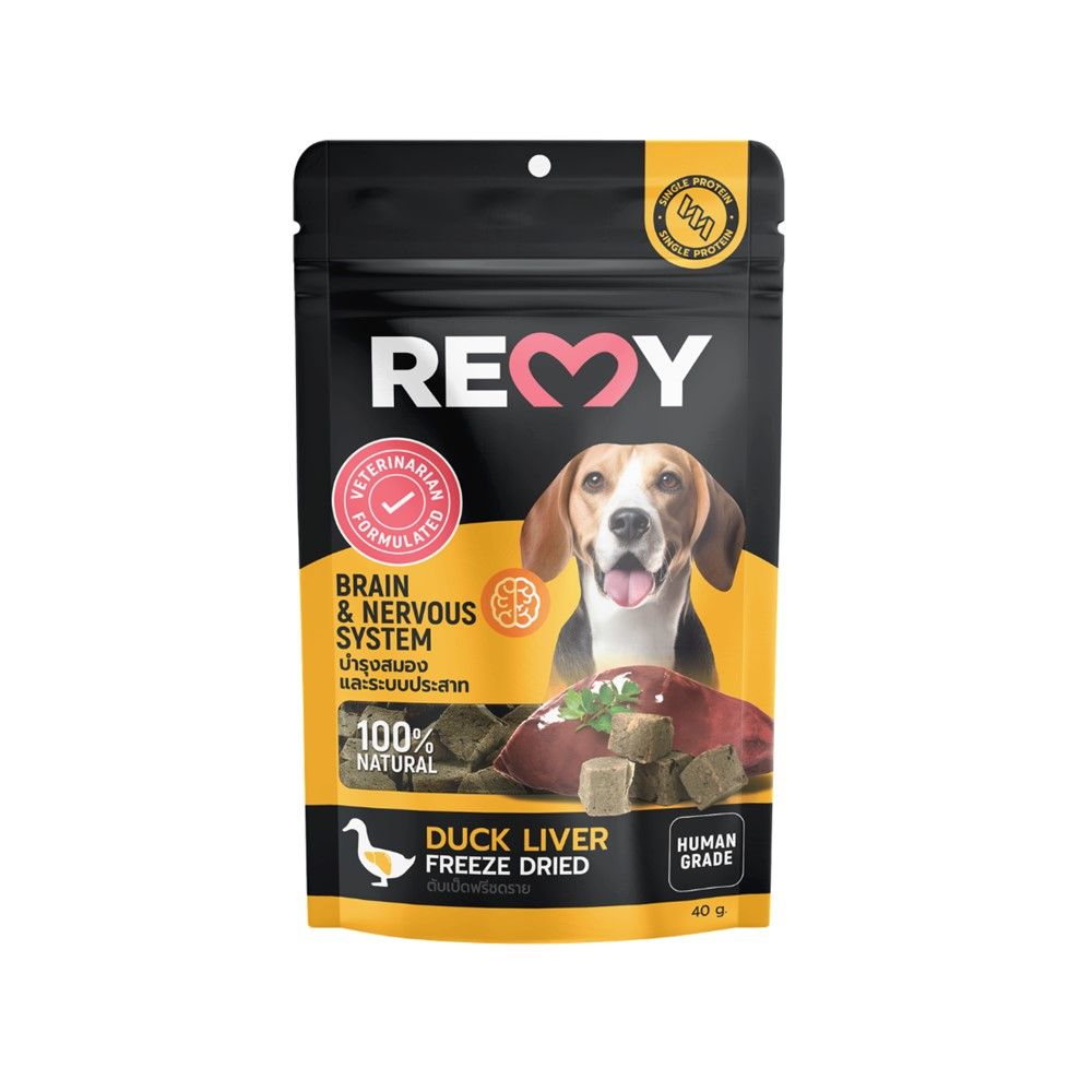 REMY FREEZE DRIED DUCK LIVER FOR DOG 40 G