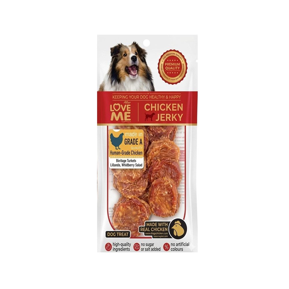 LOVE ME DOG SNACK CHICKEN CHIPS 50 G