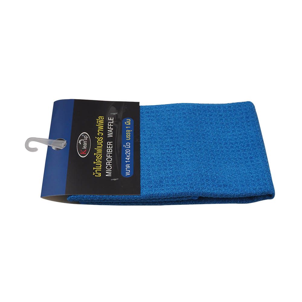 MICROFIBER WAFFLE CLEANING CLOTH 14X20