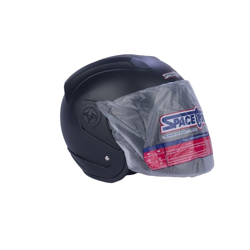 SPACECROWN หมวกกันน็อคเต็มใบCOSMOดำด้าน