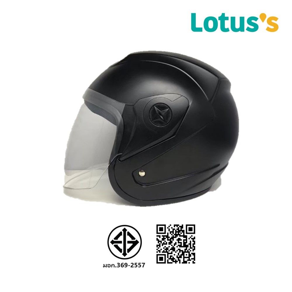 SPACECROWN หมวกกันน็อคเต็มใบCOSMOดำด้าน