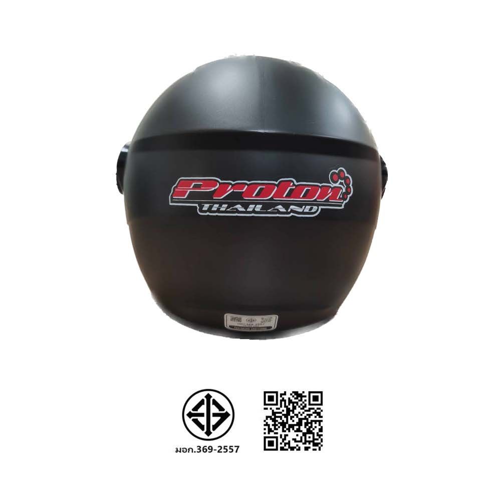 RKN หมวกกันน็อค สีดำด้าน รุ่น PT ไซส์ L