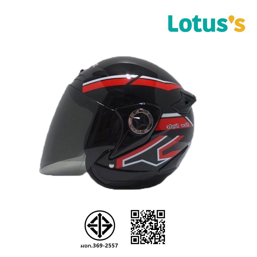 SPACECROWNหมวกกันน็อค รุ่นBETA สีดำเงา