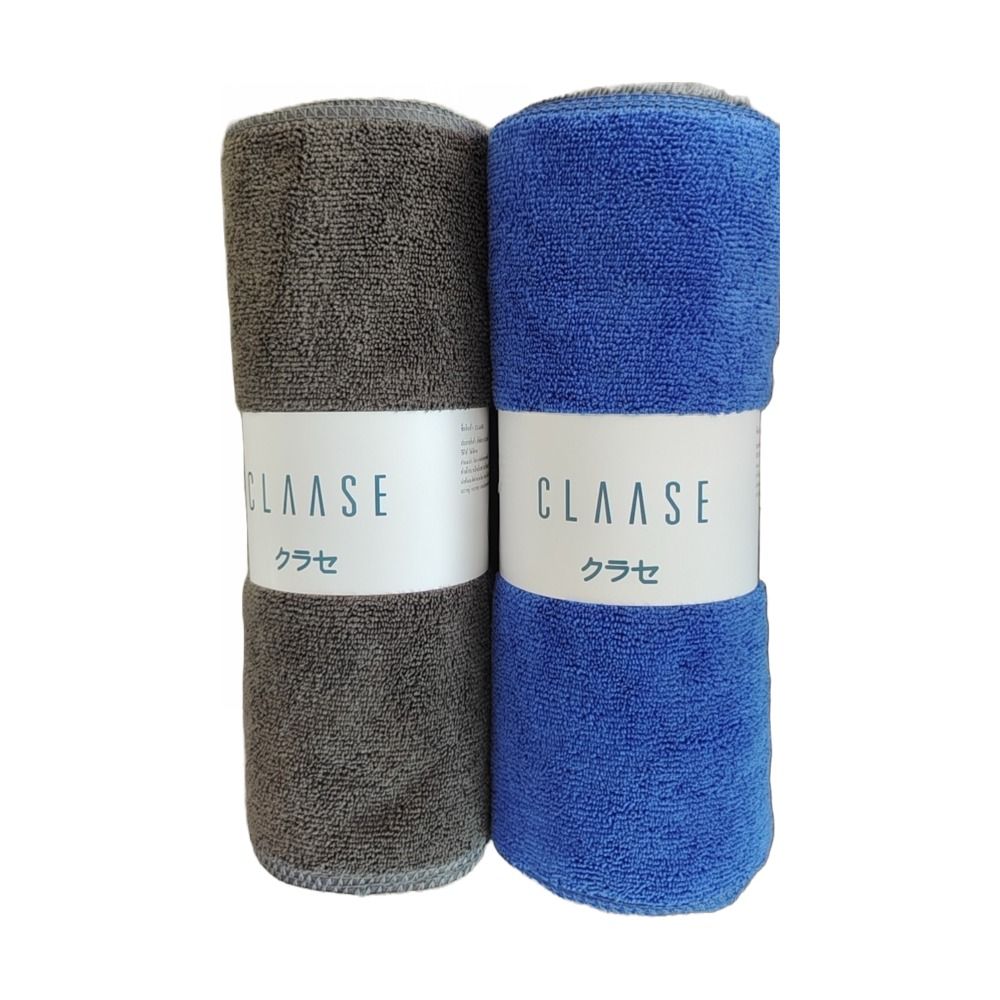 CLAASE ผ้าเช็ดรถไมโครไฟเบอร์ 30X40ซม 10ผืน