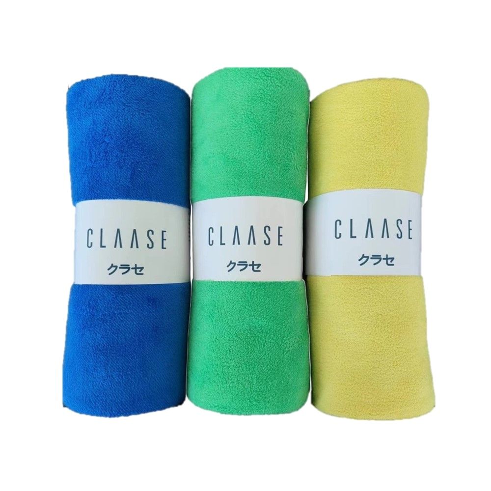 CLAASE ผ้าเช็ดรถไมโครไฟเบอร์ 30X30ซม 10ผืน
