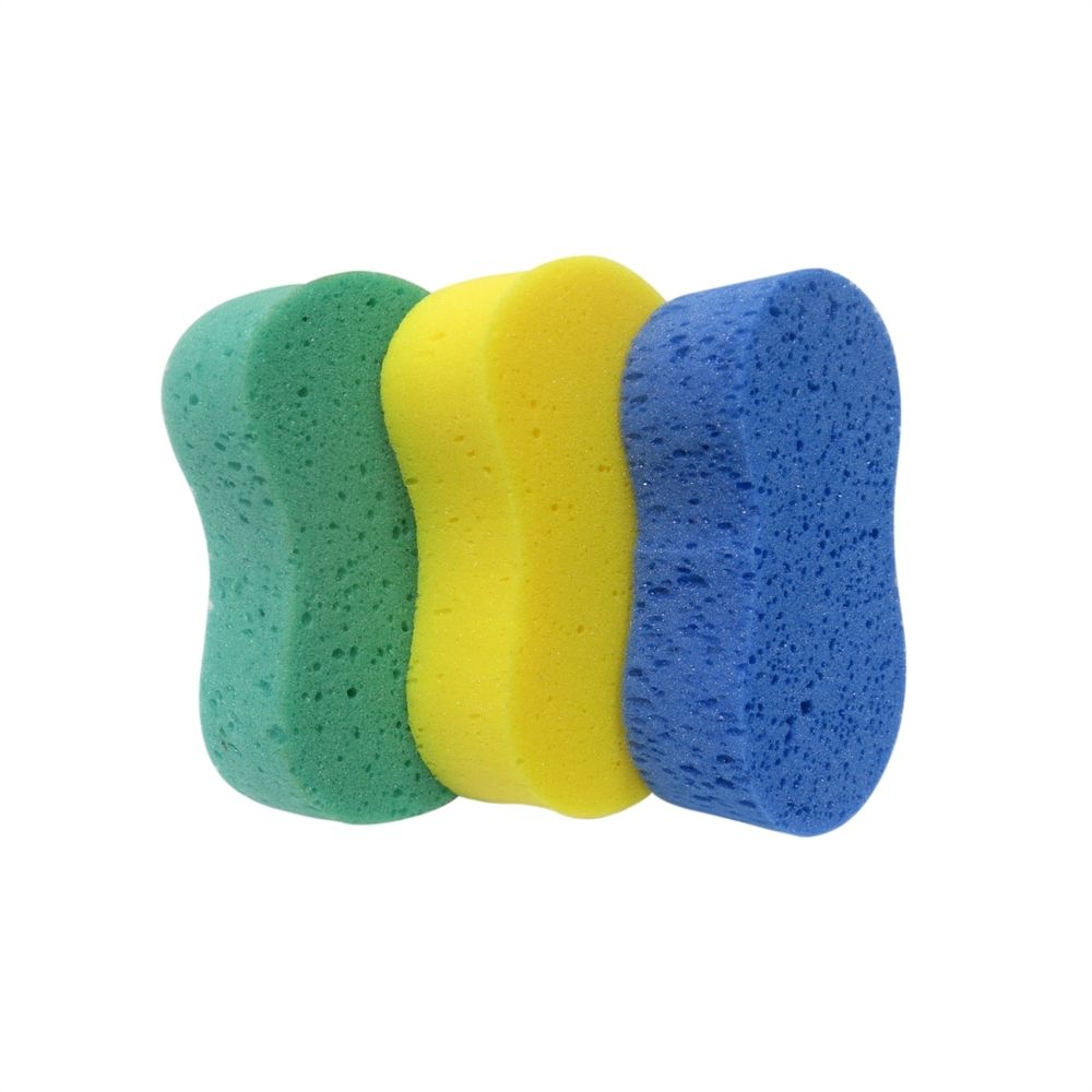 ฟองน้ำล้างรถ 21X12X5.5ซม. แพ็ค6