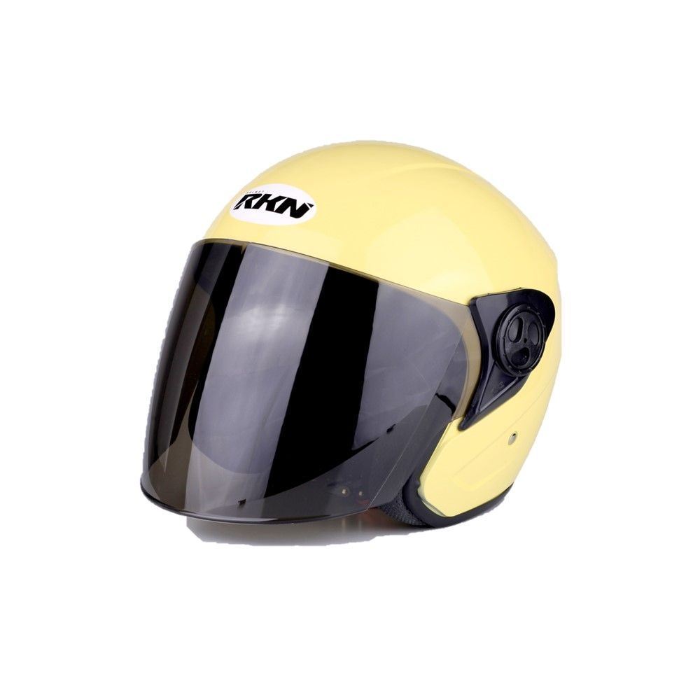 RKN หมวกกันน็อคเต็มใบเปิดคาง สีเหลือง รุ่น PT SIZE L