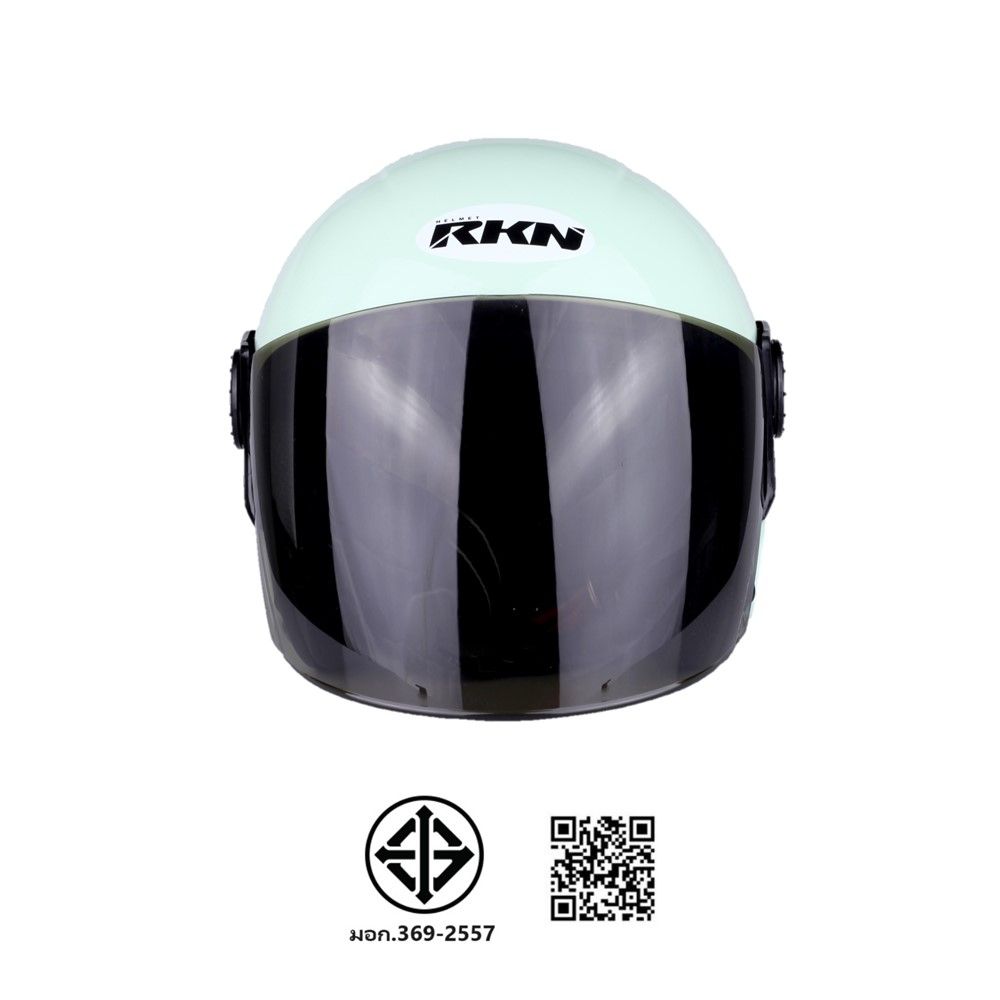 RKN หมวกกันน็อคเต็มใบเปิดคาง สีเขียว รุ่น PT SIZE L