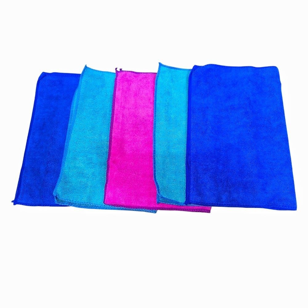 CLAASE ผ้าเช็ดรถไมโครไฟเบอร์ 30 X 40 ซม. แพ็ค5 (คละแบบ)