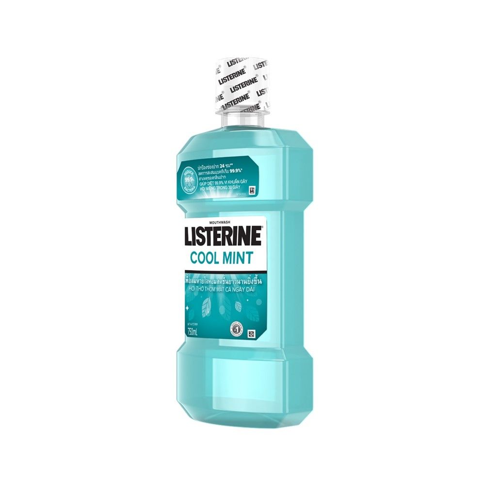 LISTERINE MOUTHWASH COOL MINT 750ML.