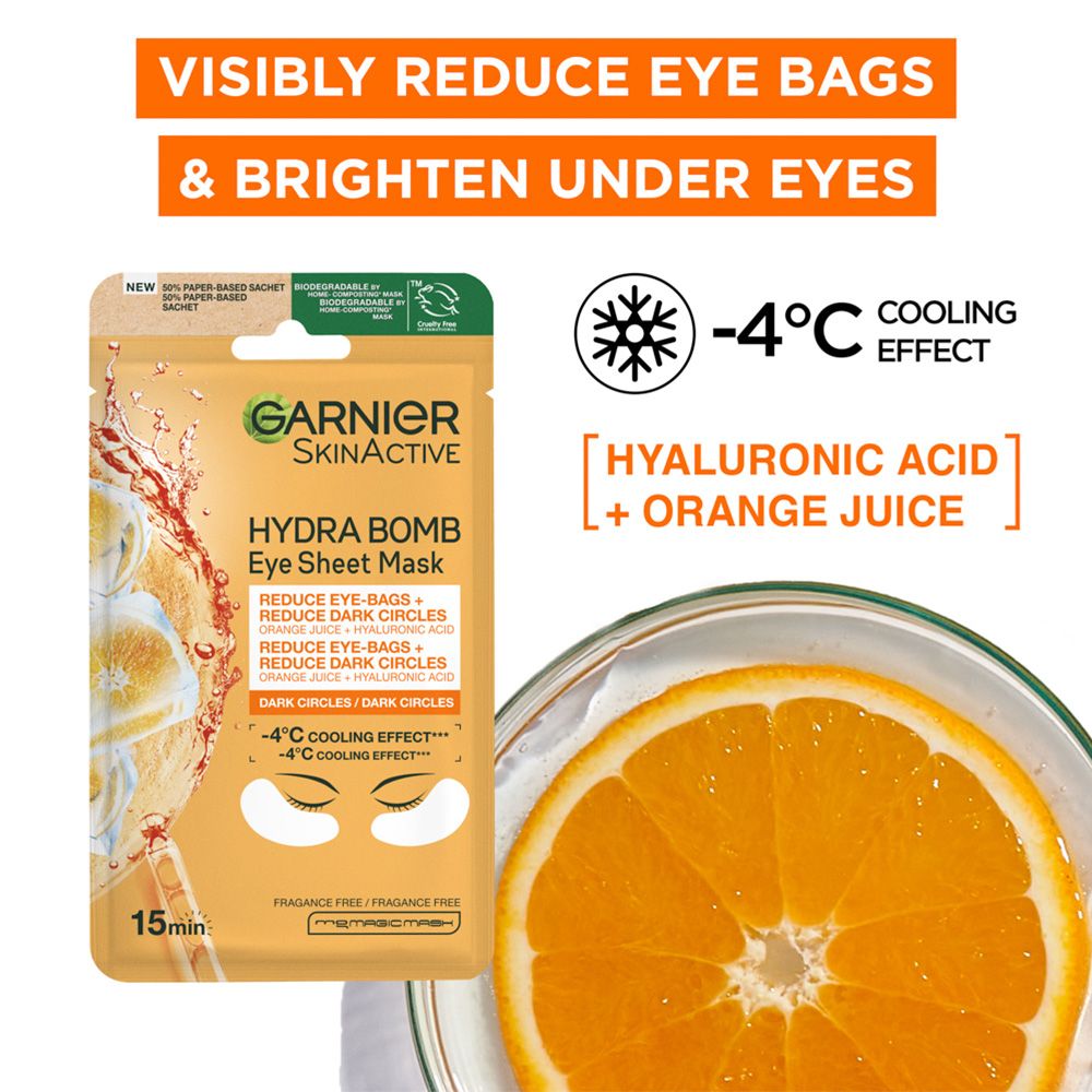 GARNIER HYDRA EYE SERUM MASK 6 G