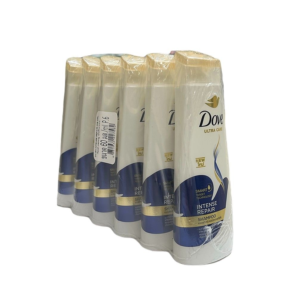 DOVE SHAMP INTENSE REPAIR DARKBLUE60ML PACK 6