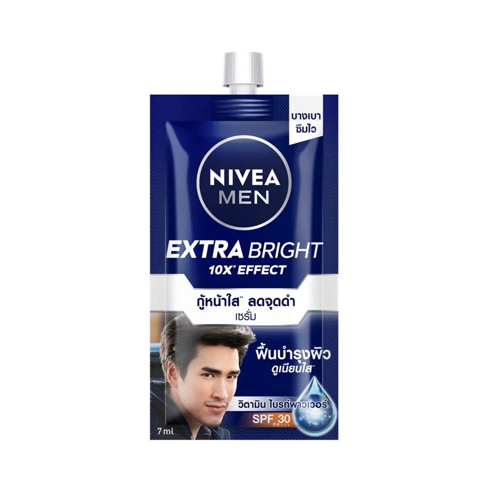 NIVEA MEN EXTRA BRIGHT SERUM SPF30 7ML PACK 6