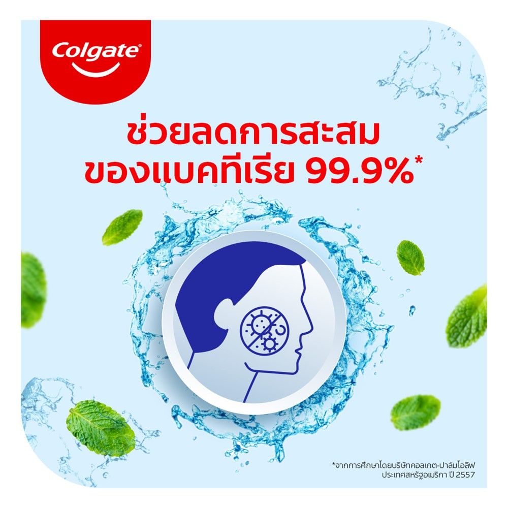 คอลเกตพลักซ์น้ำยาบ้วนปากเปปเปอมินต์100มล