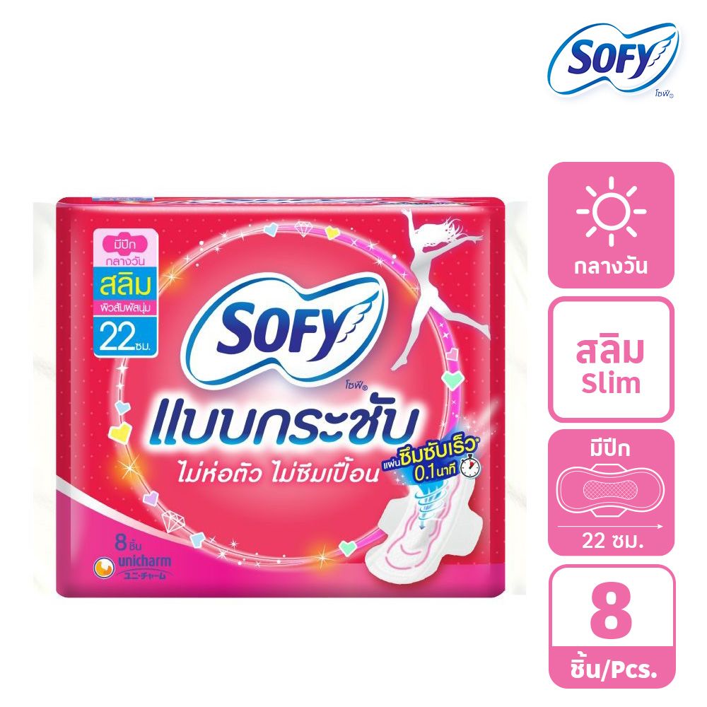 SOFY BODY FIT SLIM WING 8S
