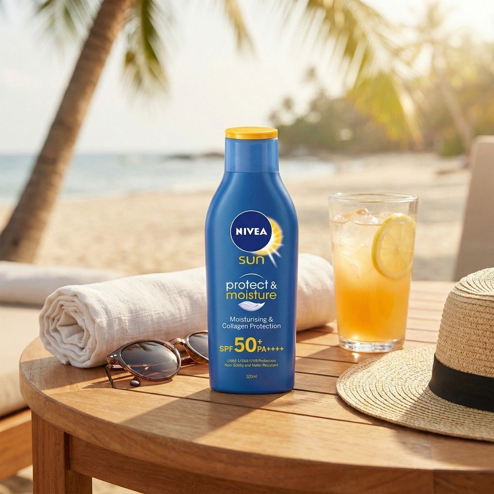 NIVEA SUN MOISTURISING LOTION SPF50 125M