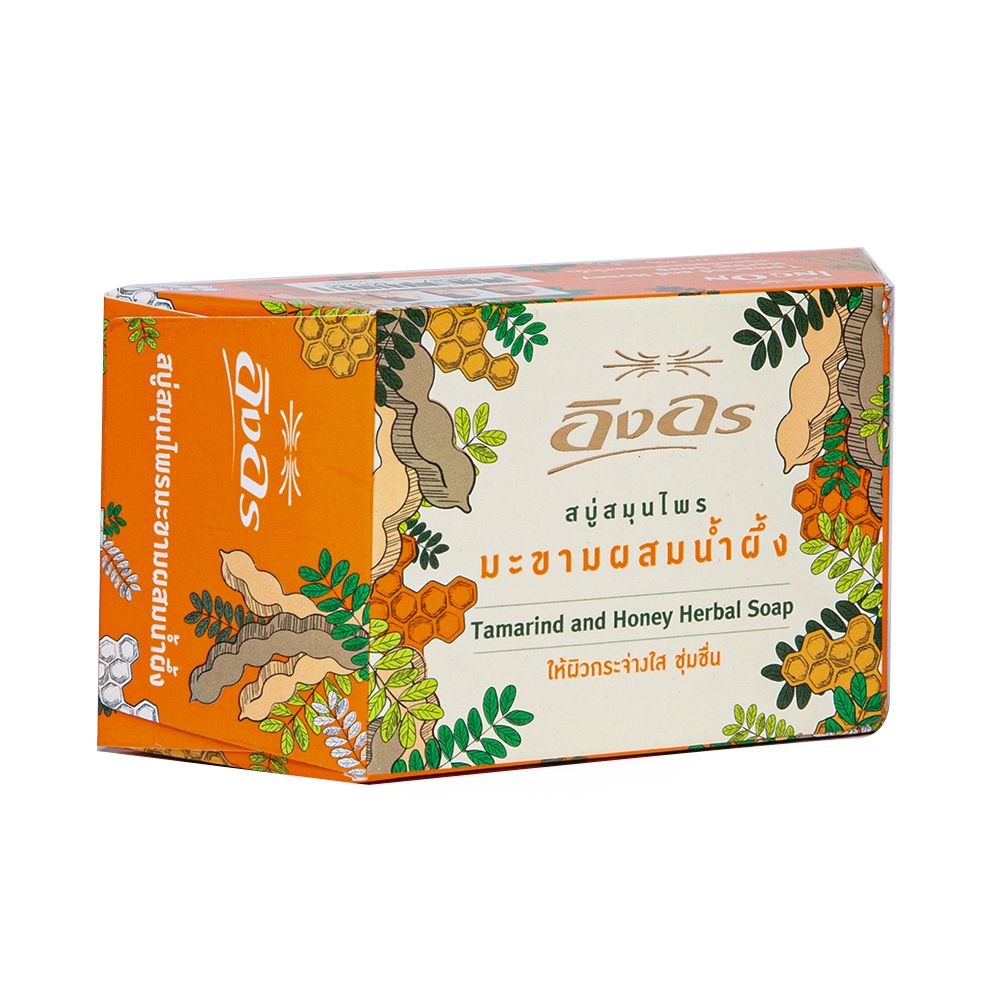 อิงอรสบู่มะขามผสมน้ำผึ้ง 85 ก. 1 ก้อน