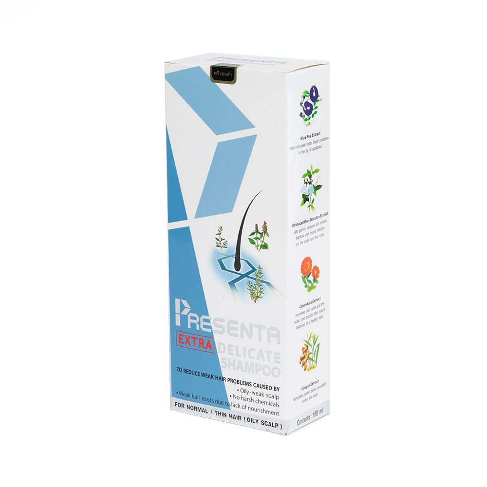 PRESENTA SHAMPOO EXTRA DELICATE 180 ML.