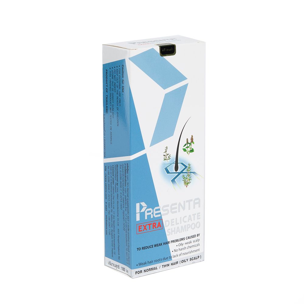PRESENTA SHAMPOO EXTRA DELICATE 180 ML.