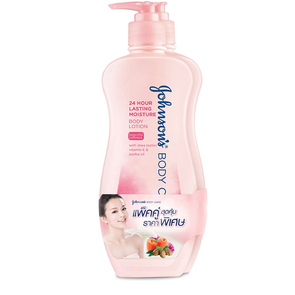 จอห์นสัน บอดี้แคร์โลชั่นลาสติ้งมอยส์400มลX2