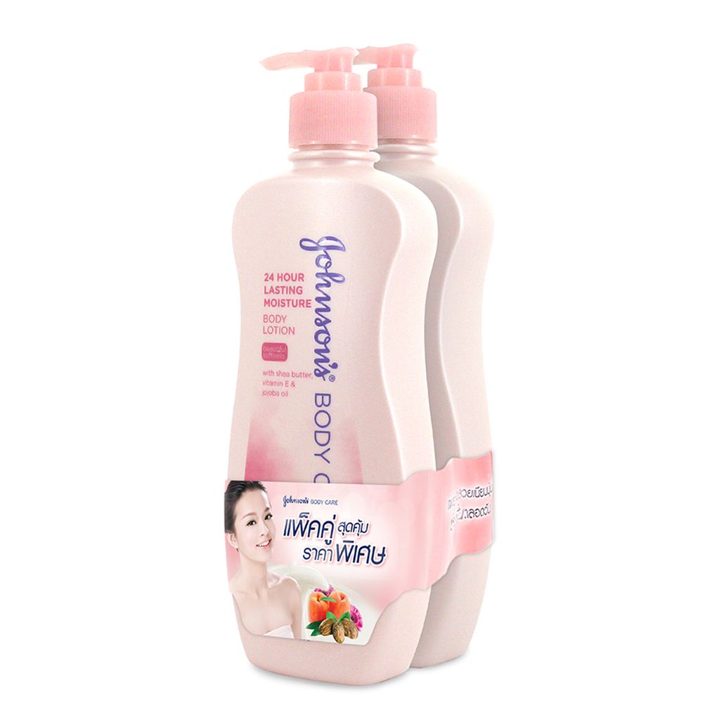 จอห์นสัน บอดี้แคร์โลชั่นลาสติ้งมอยส์400มลX2