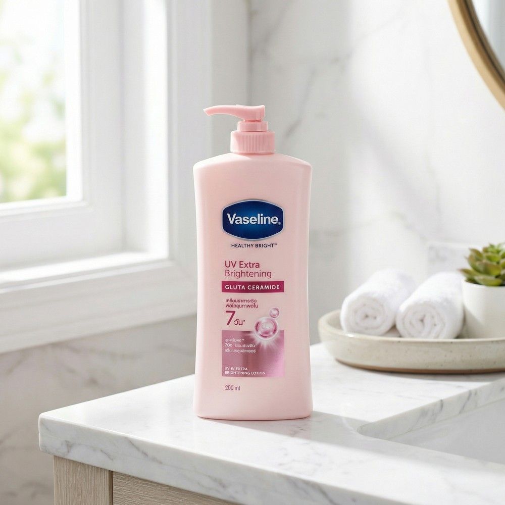 VASELINE LOTION UV EXTRA BRIGHTENING 470ML. PACK 1+1
