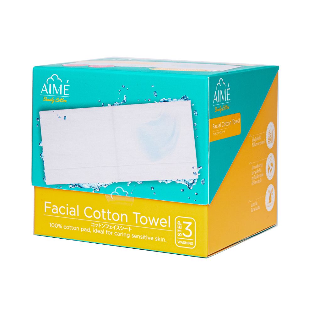 AIME FACIAL COTTON TOWEL 40PCS.