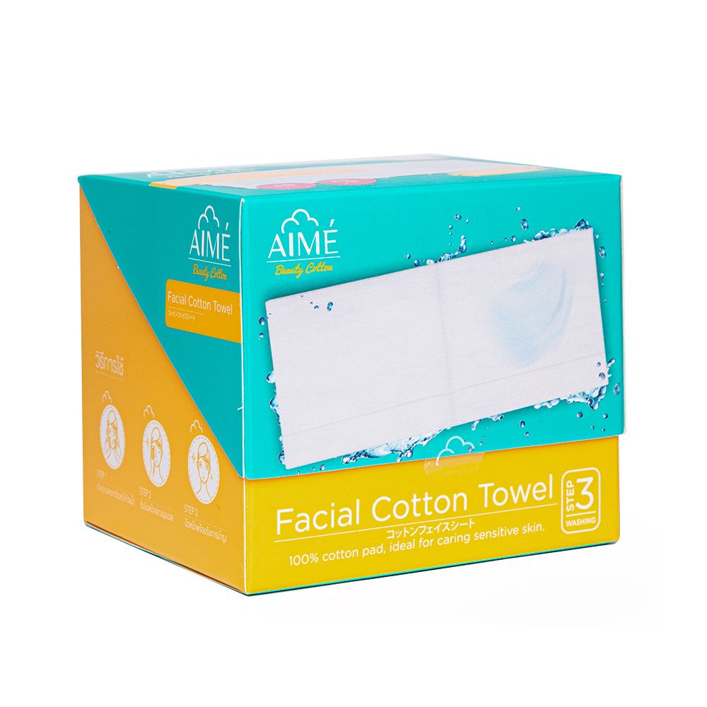 AIME FACIAL COTTON TOWEL 40PCS.