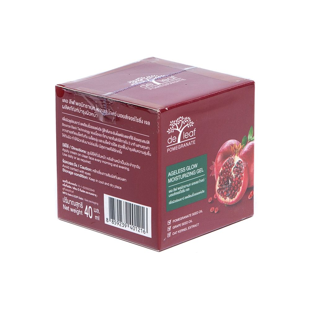 DE LEAF AGELESS GLOW MOISTURIZING GEL 40