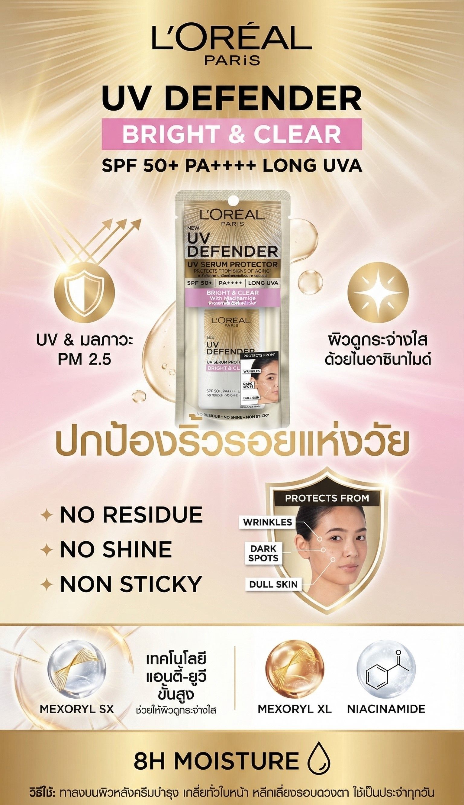 LOREAL UV DEFENDER BRIGHT CLEAR 50ML