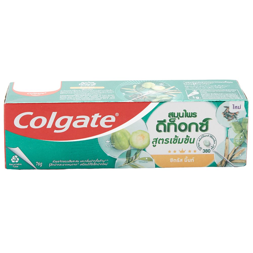 COLGATE HERBAL DETOX CITRUS MINT 76G