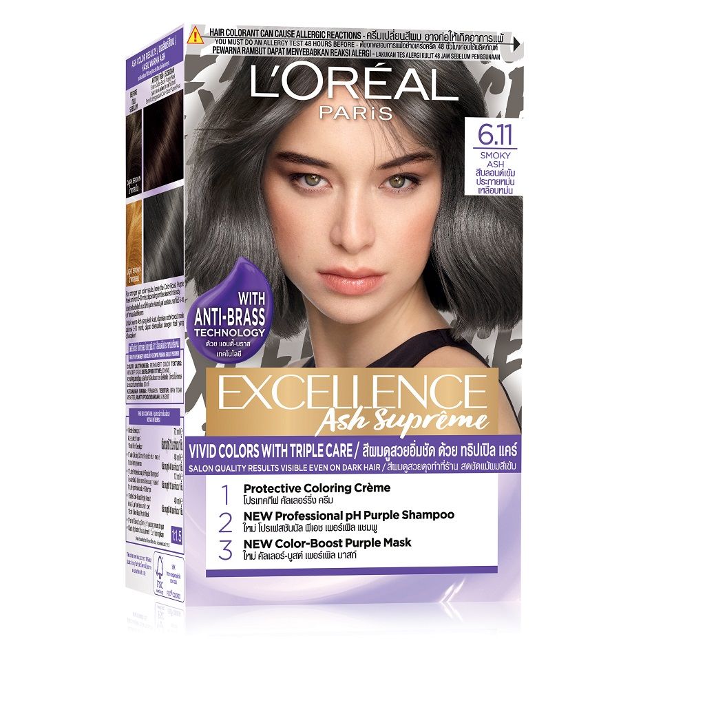 LOREAL EXCELLENCE ASH SUPREME 6.11