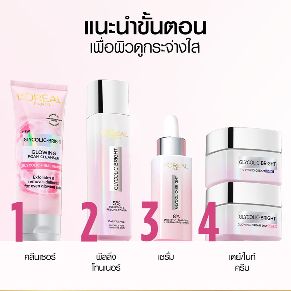 ลอรีอัลไกลโคลิคครีมไนท์ 50 มล.